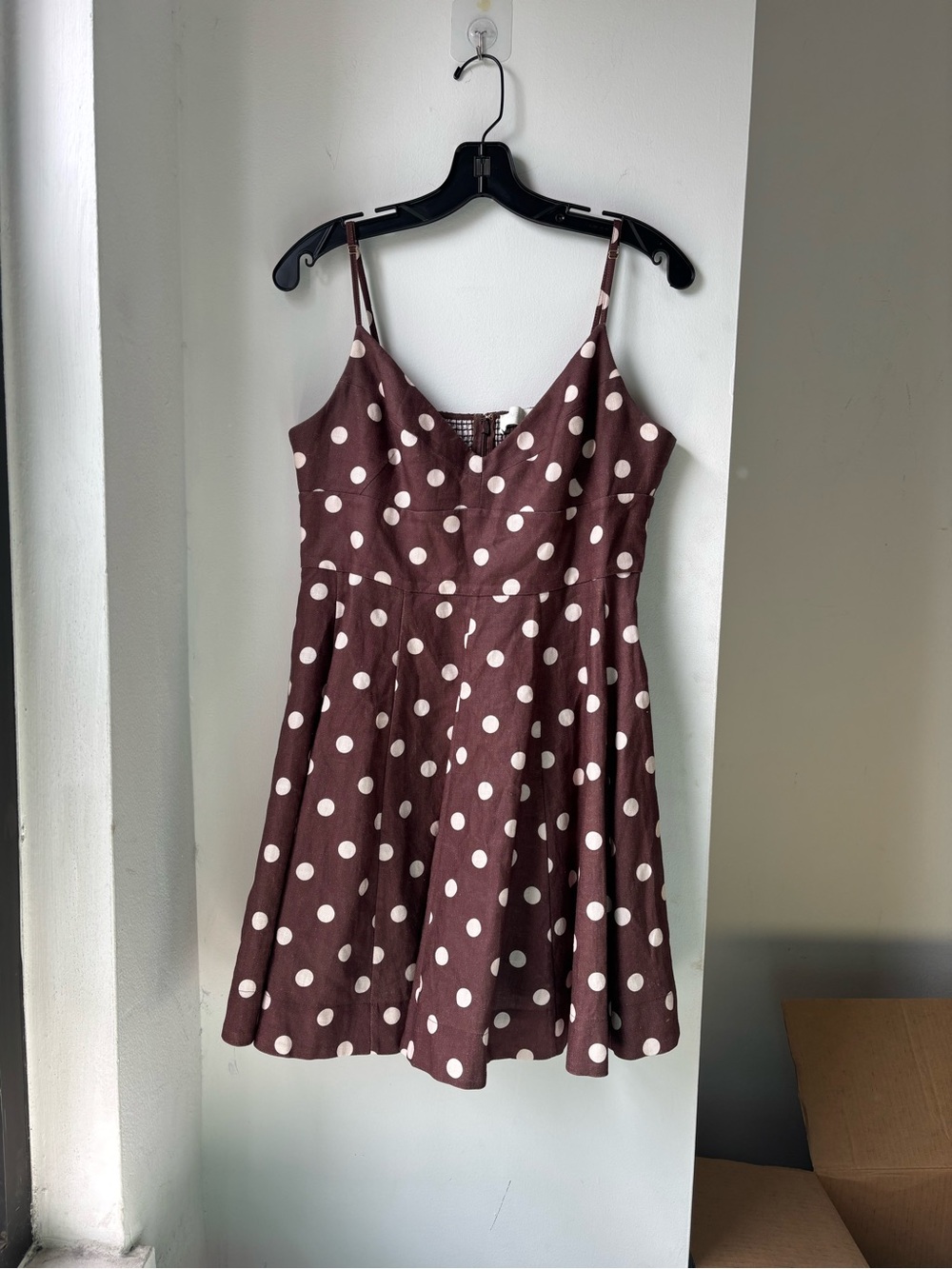 Zimmermann Brown Polka Dot Mini Dress